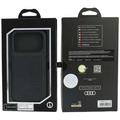 5. Etui Audi TT Synthetic Leather MagSafe na iPhone 18 Pro / 17 Pro - czarne