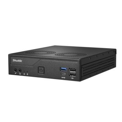 8. Shuttle XP? slim DH610V2 komputer typu barebone Wielkość PC 1.35L Czarny Intel H610 LGA 1700