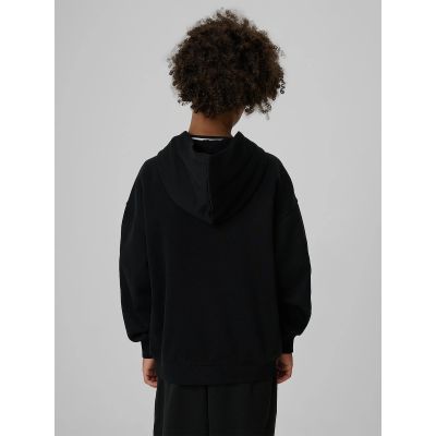 2. Bluza dresowa loose z kapturem chłopięca 4F 4FJRAW26TSWSM3196-20S