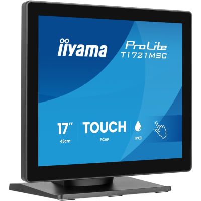 3. iiyama ProLite T1721MSC-B3 monitor komputerowy 43,2 cm (17") 1280 x 1024 px SXGA Ekran dotykowy Blad Czarny