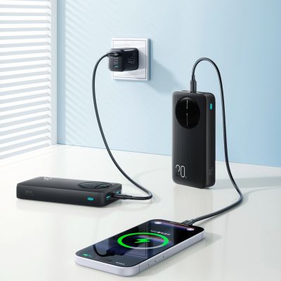 10. Powerbank Joyroom JR-PBF14 Pro 22,5W 20000mAh z wyświetlaczem cyfrowym 2x USB-A 1x USB-C - czarny