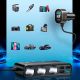 3. Ładowarka samochodowa 9w1 Joyroom JR-CL06 154W 5x USB-A / USB-C / 3x gniazdo zapalniczki PD QC PPS - czarna