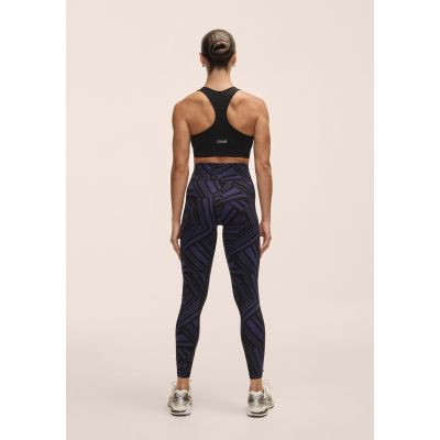 5. Legginsy damskie Casall Essential Printed Tights fioletowy