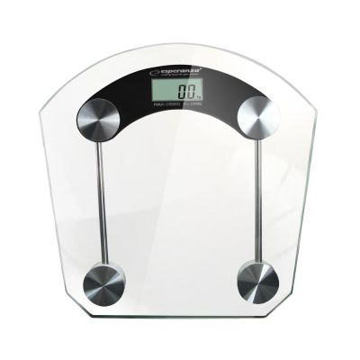 4. Waga łazienkowa Esperanza Pilates EBS008K (kolor przeźroczysty)