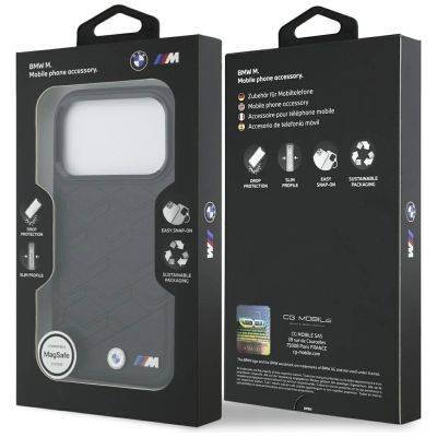 8. Etui BMW M Shape Logo MagSafe na iPhone 17 Pro - czarne