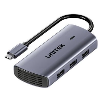 2. UNITEK HUB USB-C 6 W 1 | 3X USB-A | 5GBPS | PD 100 W | HDMI 4K@30HZ | RJ45