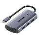 2. UNITEK HUB USB-C 6 W 1 | 3X USB-A | 5GBPS | PD 100 W | HDMI 4K@30HZ | RJ45