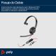 82. POLY Jednouszny zestaw słuchawkowy USB-C Blackwire 5210 + wtyczka 3,5 mm + przejściówka USB-C/A