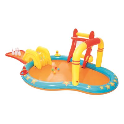 4. Bestway 53068 Dmuchany Plac zabaw 435x213x117cm