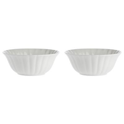 Zestaw 2 misek do sałatek Ducale - Biały, 23 cm