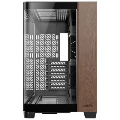 24. Antec C8 Curve Wood Full Tower Czarny, Przezroczysty, Drewno