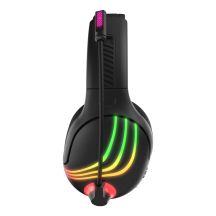 PDP 049-032-BK słuchawki/zestaw słuchawkowy Bezprzewodowy Opaska na głowę Gaming Bluetooth Czarny