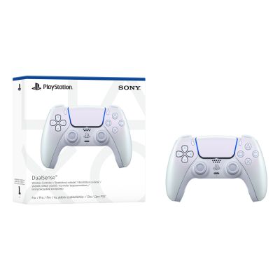 10. Kontroler Sony PS5 Dualsense v2 Chrome Pearl