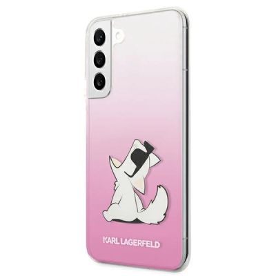 2. Etui Karl Lagerfeld Choupette Eat na Samsung Galaxy S22+ - różowe