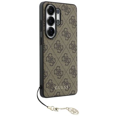 3. Etui Guess 4G Classic Logo Charm MagSafe na Samsung Galaxy S26 Ultra - brązowe
