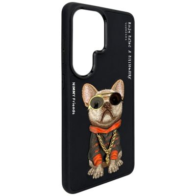 3. Etui Nimmy Glasses Cool Dog na Samsung Galaxy S26 Ultra - czarne