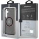 8. Etui Mercedes Double Layer W Red MagSafe na Samsung Galaxy S24 - czarne