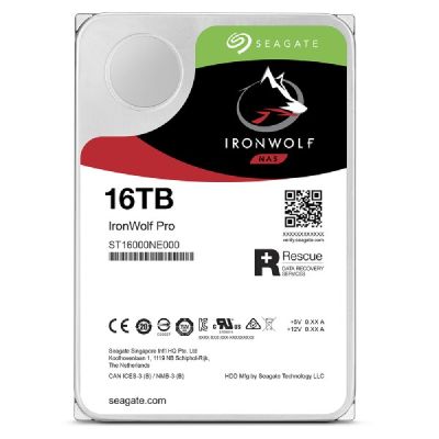 4. Dysk HDD Seagate IronWolf Pro (16 TB; 256MB; 3.5"; SATA)
