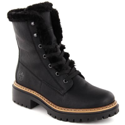 4. Buty z futerkiem Rieker W 72625-00 RKR714