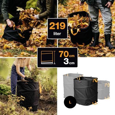 5. Kosz Ergo Pop-up L (219 l) FISKARS 1028373