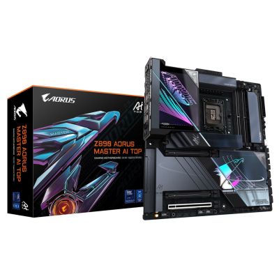 8. Płyta główna GIGABYTE Z890 AORUS MASTER AI TOP E-ATX Mainboard Sockel 1851 TB4/WIFI7