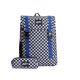 Plecak szkolny miejski Vans Utility Backpack Checkerboard + piórnik kratka - VN000PSFY281