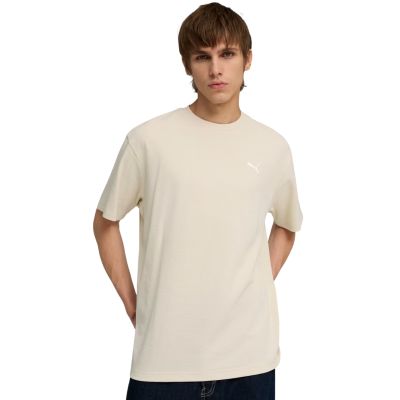 Koszulka męska Puma ESS Elevated Relaxed Tee beżowa 692018 87