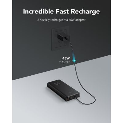 6. VEGER T100 bank mocy Litowo-jonowa (Li-Ion) 20000 mAh Czarny