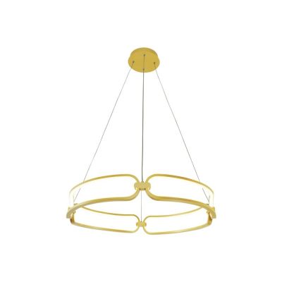Lampa wisząca LED FIRAT 4000K w kolorze złotym