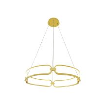 Lampa wisząca LED FIRAT 4000K w kolorze złotym