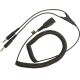 2. Jabra Kabel QD auf 2x3,5 mm Klinke, spiral, 0,5-2m