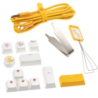 20. Klawiatura gamingowa Ducky One 3 MINI Yellow GATA-1746 RGB LED - MX-Clear (US)