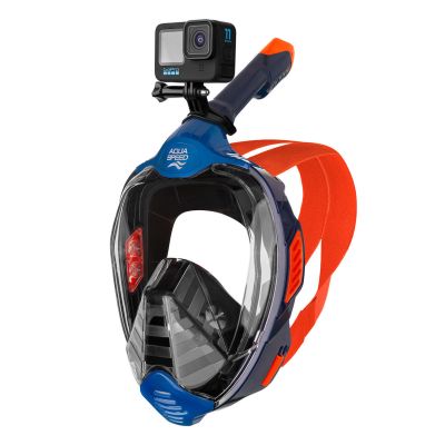 5. Maska do nurkowania pełnotwarzowa z rurką Aqua-Speed - Veifa ZX