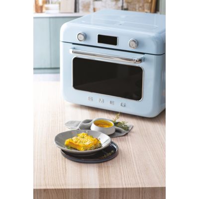 34. Smeg COF01PBEU piec parowy Mała Niebieski Przyciski, Obrotowy