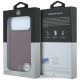 8. Etui Mercedes Leather Semi Wrap Iconic Line MagSafe na iPhone 18 Pro / 17 Pro - burgundowe