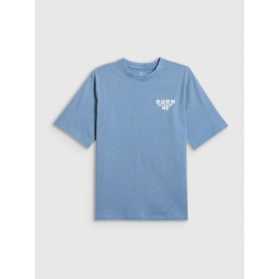 6. T-shirt bawełniany chłopięcy 4F 4FJRSS26TTSHM3906-33S