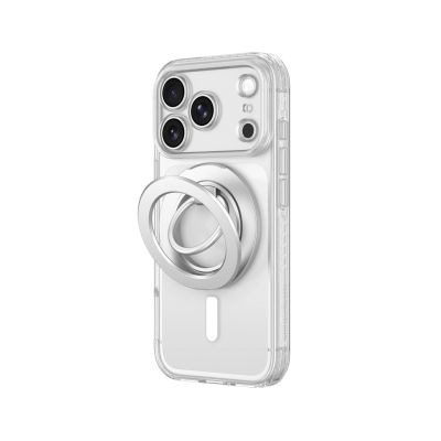 2. Etui AMAZINGTHING Titan Pro Lens Ring Set na iPhone 18 Pro z osłoną aparatu i ringiem magnetycznym kompatybilne z MagSafe - przezroczyste