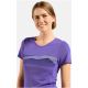 3. Koszulka damska Odlo F-DRY RIDGELINE T-shirt crew neck s/s fioletowa