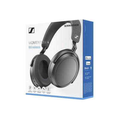 13. Sennheiser Momentum 4 Wireless Headphones Black 6Hz-22kHz 106dB