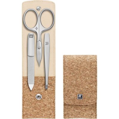 5. Zestaw do manicure ZWILLING Twinox 97690-006-3 – korkowe etui 3 elementy