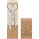 5. Zestaw do manicure ZWILLING Twinox 97690-006-3 – korkowe etui 3 elementy
