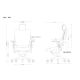 5. Fotel biurowy Wau 2 NW43 siatka royalblue/czarny