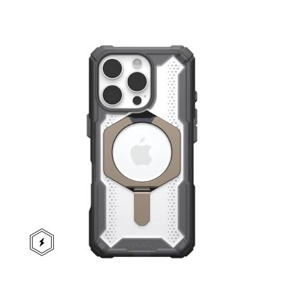 UAG Plasma XTE Magsafe - obudowa ochronna z podstawką do iPhone 16 Pro kompatybilna z MagSafe (ash/titanium)