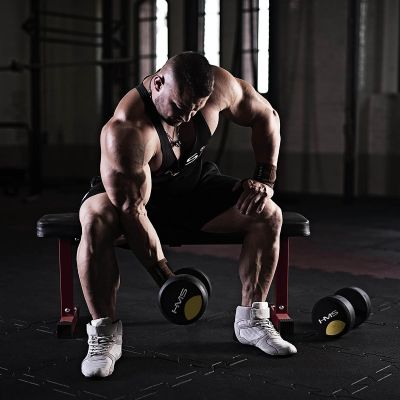 9. Hantla gumowana 9kg HMS HG PRO 9