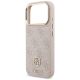 6. Etui Guess 4G Strass Logo MagSafe na iPhone 17 Pro - różowe