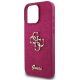 6. Etui Guess Glitter Script Big 4G na iPhone 16 Pro - fioletowe