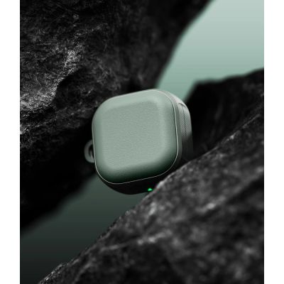 4. Etui Ringke Onyx Magnetic na Samsung Galaxy Buds 4 / 4 Pro - zielone