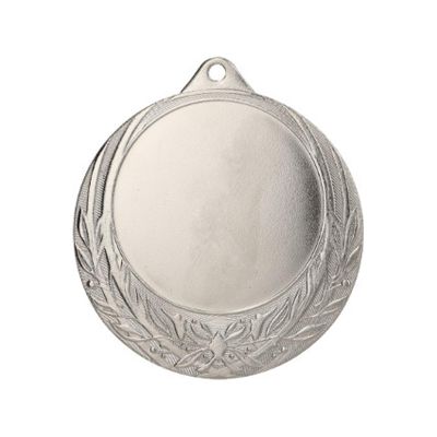 Medal srebrny ogólny z miejscem na emblemat 50 mm - medal stalowy