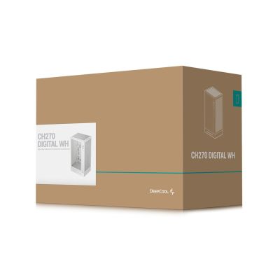 25. Obudowa DeepCool  CH270 Digital WH (R-CH270-WHNDM0-G-1)
