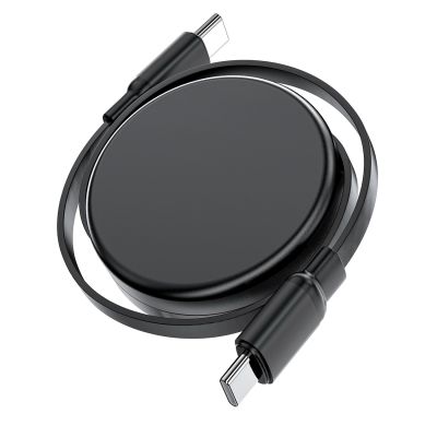 4. Kabel Acefast C13-03 USB-C - USB-C 60W zwijany - czarny